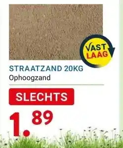 Kluswijs STRAATZAND 20KG aanbieding