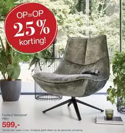 IN.HOUSE Fauteuil Monzone aanbieding