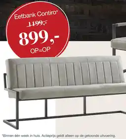IN.HOUSE Eetbank Contiro aanbieding