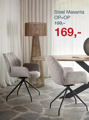 IN.HOUSE Stoel Masanta aanbieding