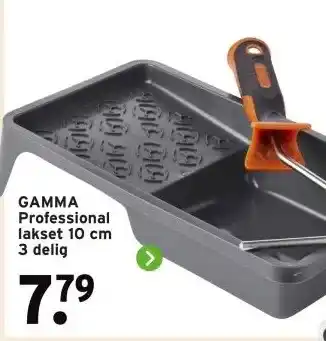 GAMMA GAMMA Professional lakset 10 cm 3 delig aanbieding