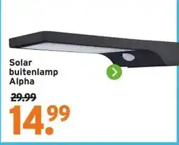 GAMMA Solar buitenlamp Alpha aanbieding