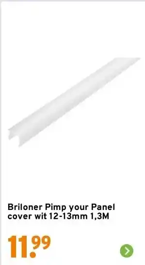 GAMMA Briloner Pimp your Panel cover wit 12-13mm 1,3M aanbieding