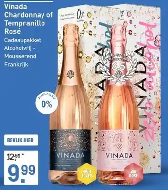 Gall & Gall VINADA Chardonnay Cadeauverpakking 75CL Alcoholvrij aanbieding
