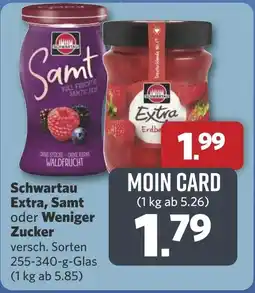Combi Schwartau Extra, Samt oder Weniger Zucker aanbieding
