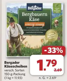 Combi Bergader Käsescheiben aanbieding