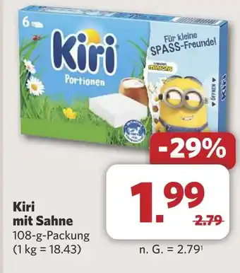 Combi Kiri mit Sahne aanbieding