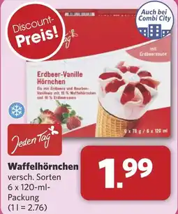 Combi Waffelhörnchen aanbieding