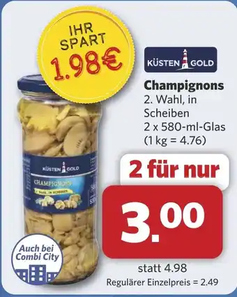 Combi Champignons aanbieding