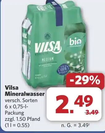 Combi Vilsa Mineralwasser aanbieding