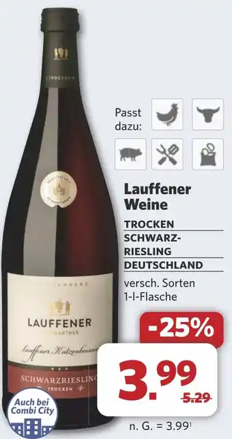 Combi Lauffener Weine aanbieding