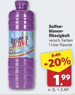 Combi Seifen- blasen- flüssigkeit aanbieding