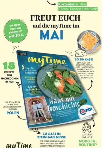 Combi FREUT EUCH auf die myTime im MAI aanbieding