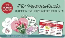 Combi WUNSCH GUTSCHEIN aanbieding
