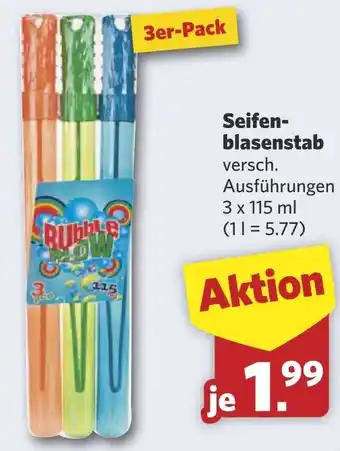 Combi Seifen- blasenstab aanbieding