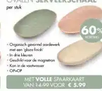 Boon`s Markt OVALEN SERVEERSCHAAL aanbieding