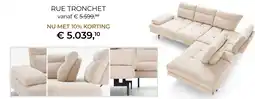 Baenks RUE TRONCHET aanbieding