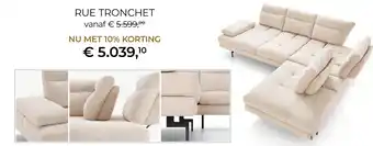 Baenks RUE TRONCHET aanbieding