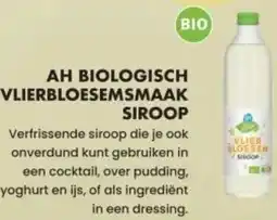 Albert Heijn Ah biologisch vlierbloesemsmaak siroop aanbieding