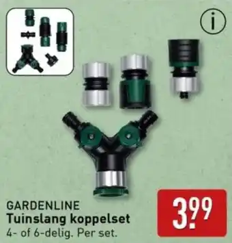 ALDI GARDENLINE Tuinslang koppelset aanbieding