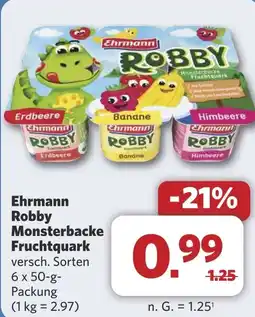 Combi Ehrmann Robby Monsterbacke Fruchtquark aanbieding