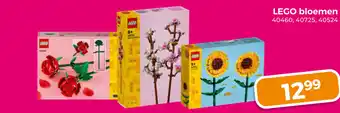 Trekpleister LEGO bloemen aanbieding