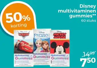 Trekpleister Disney multivitaminen gummies aanbieding