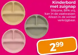 Trekpleister Kinderbord met zuignap aanbieding