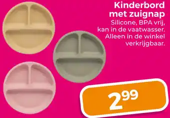 Trekpleister Kinderbord met zuignap aanbieding