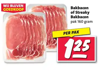 Nettorama Bakbacon of Streaky Bakbacon aanbieding