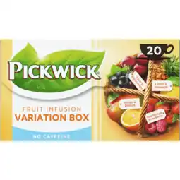 Jumbo Pickwick Fruit Infusion Variatiebox Geel Fruit Thee 20 Stuks aanbieding