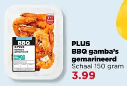 PLUS Plus BBQ Gamba's Gemarineerd aanbieding