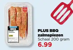 PLUS Plus BBQ Zalmspiezen aanbieding