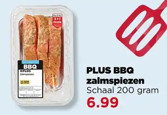PLUS Plus BBQ Zalmspiezen aanbieding