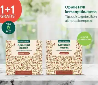 Holland & Barrett 1+1 GRATIS* Op alle H&B kersenpitkussens aanbieding