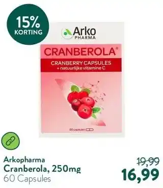 Holland & Barrett Cranberola, 250mg aanbieding