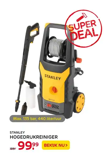 Praxis Stanley hogedrukreiniger aanbieding