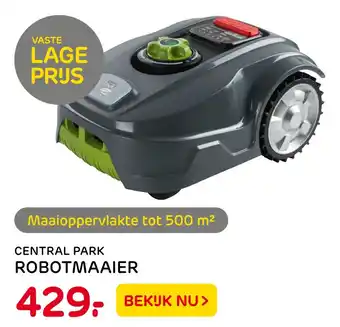 Praxis Central park robotmaaier aanbieding