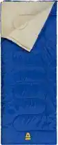 Bol.com Abbey Camp Slaapzak - Dekenmodel - Blauw - 210 x 85 cm - Koppelbaar - Extra Ruim aanbieding