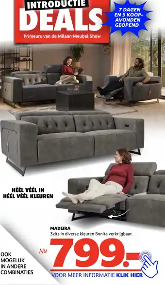 Seats and Sofas MADEIRA aanbieding