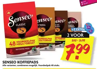 Dekamarkt Senseo koffiepads 2*48st aanbieding