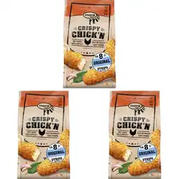 Albert Heijn Mora Crispy Chick'n strips 3-pack aanbieding