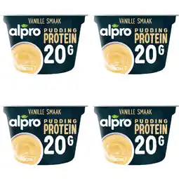 Albert Heijn Alpro Protein pudding vanille smaak 4-pack aanbieding