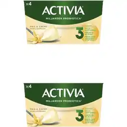 Albert Heijn Activia Yoghurt vanille 2-pack aanbieding