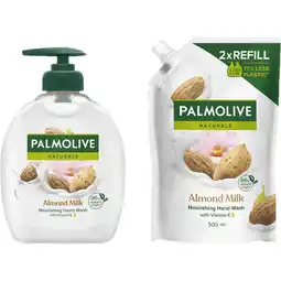 Albert Heijn Palmolive Amandel zeep navul pakket aanbieding