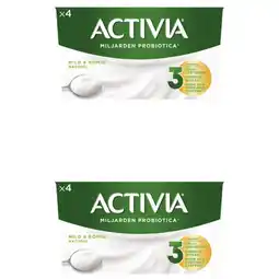Albert Heijn Activia Yoghurt naturel 2-pack aanbieding
