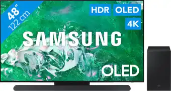 Coolblue Samsung OLED 4K 48S90D (2024) + Soundbar aanbieding