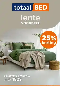 TotaalBED Boxspring Sundfall aanbieding