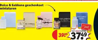 Kruidvat Dolce & Gabbana geschenkset miniaturen aanbieding