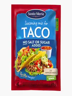 Flink Santa Maria Kruidenmix no salt or sugar 25g aanbieding